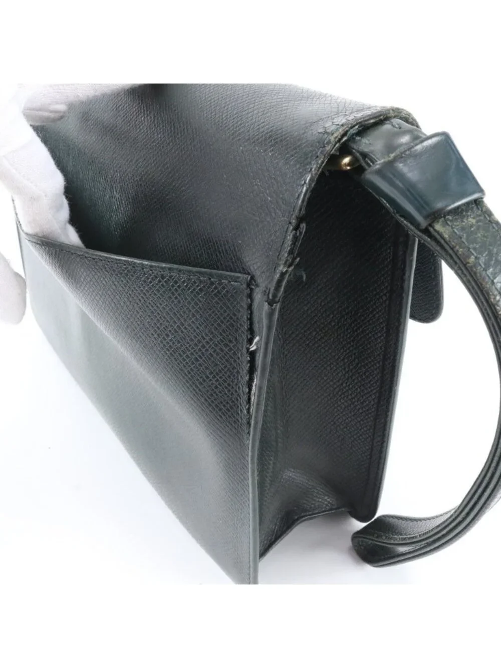 Louis Vuitton Taiga Pochette Clado Leather Clutch Pouch Business